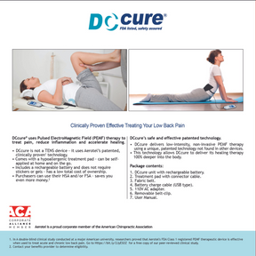 DCcure PEMF Therapy Back Pain Relief